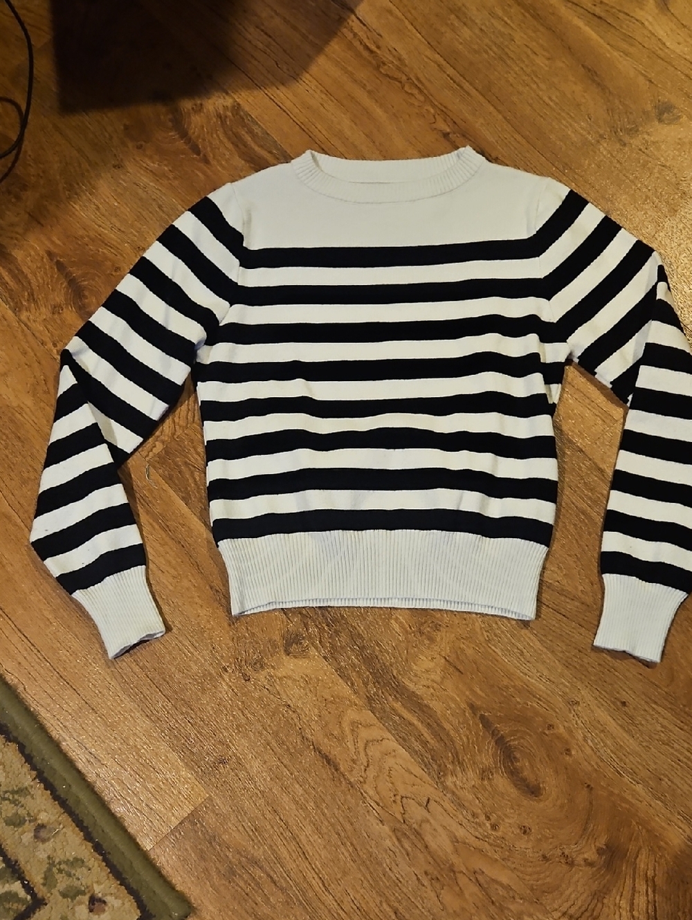 Shein Girls Striped Sweater Size Large